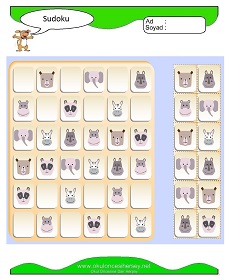 Sudoku Çocuk Bulmacaları